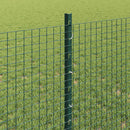 Svejsede trådhegn med stolper 50 x 0,8 m PVC-belagt stål Grøn