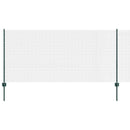 Svejsede trådhegn med stolper 50 x 1 m PVC-belagt stål Grøn