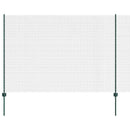 Svejsede trådhegn med stolper 50 x 1,5 m PVC-belagt stål Grøn