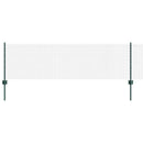 Svejsede trådhegn med stolper 100 x 0,6 m PVC-belagt stål Grøn