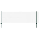 Svejsede trådhegn med stolper 100 x 0,8 m PVC-belagt stål Grøn