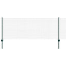 Svejsede trådhegn med stolper 100 x 0,8 m PVC-belagt stål Grøn