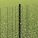 Svejsede trådhegn med stolper 10 x 1,4 m PVC-belagt stål Grå