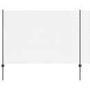 Svejsede trådhegn med stolper 10 x 1,5 m PVC-belagt stål Grå