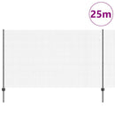 Svejsede trådhegn med stolper 25 x 1,4 m PVC-belagt stål Grå