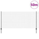 Svejsede trådhegn med stolper 50 x 1,2 m PVC-belagt stål Grå
