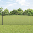 Svejsede trådhegn med stolper 50 x 1,4 m PVC-belagt stål Grå