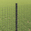 Svejsede trådhegn med stolper 100 x 0,8 m PVC-belagt stål Grå
