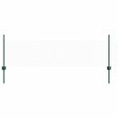 Sekskantet hegn med stolpe 10 x 0,5 m PVC-belagt stål Grøn Mesh