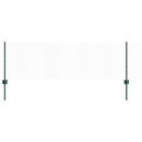 Sekskantet hegn med stolpe 10 x 0,6 m PVC-belagt stål Grøn Mesh