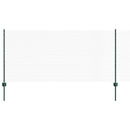 Sekskantet hegn med stolpe 10 x 1 m PVC-belagt stål Grøn Mesh