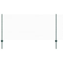 Sekskantet hegn med stolpe 10 x 1 m PVC-belagt stål Grøn Mesh