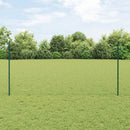 Sekskantet hegn med stolpe 10 x 1,2 m PVC-belagt stål Grøn Mesh