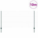Sekskantet hegn med stolpe 10 x 1,2 m PVC-belagt stål Grøn Mesh