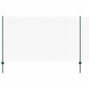 Sekskantet hegn med stolpe 10 x 1,4 m PVC-belagt stål Grøn Mesh