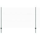 Sekskantet hegn med stolpe 10 x 1,4 m PVC-belagt stål Grøn Mesh