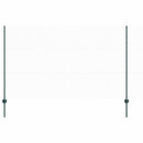 Sekskantet hegn med stolpe 10 x 1,4 m PVC-belagt stål Grøn Mesh