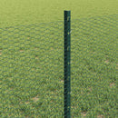 Sekskantet hegn med stolpe 25 x 0,6 m PVC-belagt stål Grøn Mesh