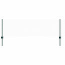 Sekskantet hegn med stolpe 25 x 0,6 m PVC-belagt stål Grøn Mesh