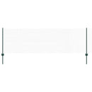 Sekskantet hegn med stolpe 25 x 0,8 m PVC-belagt stål Grøn Mesh