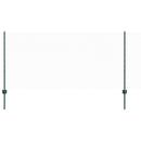 Sekskantet hegn med stolpe 25 x 1 m PVC-belagt stål Grøn Mesh