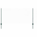 Sekskantet hegn med stolpe 25 x 1 m PVC-belagt stål Grøn Mesh