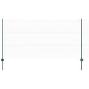 Sekskantet hegn med stolpe 25 x 1,2 m PVC-belagt stål Grøn Mesh