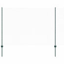 Sekskantet hegn med stolpe 25 x 1,5 m PVC-belagt stål Grøn Mesh