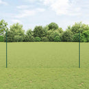 Sekskantet hegn med stolpe 25 x 1,5 m PVC-belagt stål Grøn Mesh