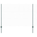 Sekskantet hegn med stolpe 25 x 1,5 m PVC-belagt stål Grøn Mesh
