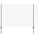 Sekskantet hegn med stolpe 25 x 1,6 m PVC-belagt stål Grøn Mesh