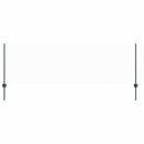 Sekskantet hegn med stolpe 50 x 0,8 m PVC-belagt stål Grøn Mesh