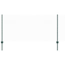 Sekskantet hegn med stolpe 50 x 1 m PVC-belagt stål Grøn Mesh