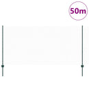 Sekskantet hegn med stolpe 50 x 1,2 m PVC-belagt stål Grøn Mesh