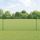 Sekskantet hegn med stolpe 50 x 1,6 m PVC-belagt stål Grøn Mesh