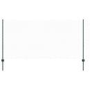 Sekskantet hegn med stolpe 100 x 1,2 m PVC-belagt stål Grøn