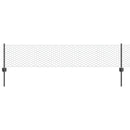 Sekskantet hegn med stolpe 10 x 0,4 m PVC-belagt stål Grå Mesh