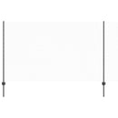 Sekskantet hegn med stolpe 10 x 1,4 m PVC-belagt stål Grå Mesh
