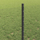 Sekskantet hegn med stolpe 25 x 0,6 m PVC-belagt stål Grå Mesh