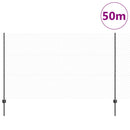 Sekskantet hegn med stolpe 50 x 1,4 m PVC-belagt stål Grå Mesh