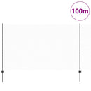 Sekskantet hegn med stolpe 100 x 1,4 m PVC-belagt stål Grå Mesh
