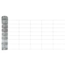 Udendørs Vildt Hegn med Stolper 25 x 0,8 m Galvaniseret stål