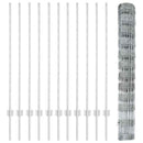 Udendørs Vildt Hegn med Stolper 25 x 1,2 m Galvaniseret stål