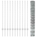 Udendørs Vildt Hegn med Stolper 25 x 1,2 m Galvaniseret stål