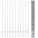 Udendørs Vildt Hegn med Stolper 25 x 1,6 m Galvaniseret stål