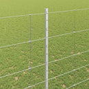 Udendørs Vildt Hegn med Stolper 25 x 1,6 m Galvaniseret stål