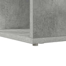 Hjørneskrivebord med hylde Beton Grå 101,5 x 149,5 x 149,5 cm