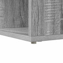 Hjørneskrivebord med hylde Grå Sonoma 101,5 x 149,5 x 149,5 cm