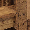 Bord med hylde Gammelt træ 122 x 67 x 145 cm Konstrueret træ