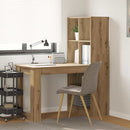 Bord med hylde Artisan Egetræ 122 x 67 x 145 cm Konstrueret træ
